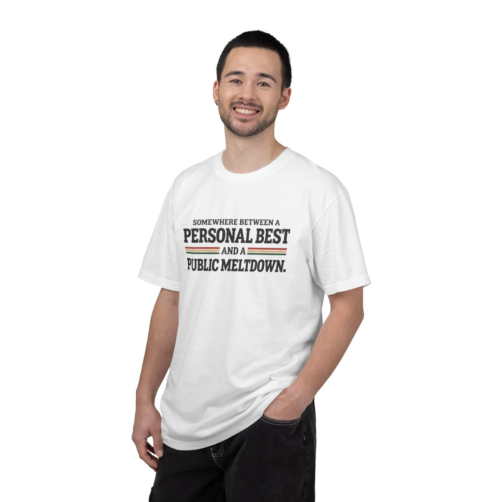Personal Best & Public Meltdown | Funny Running T-Shirt | Comfort Colors