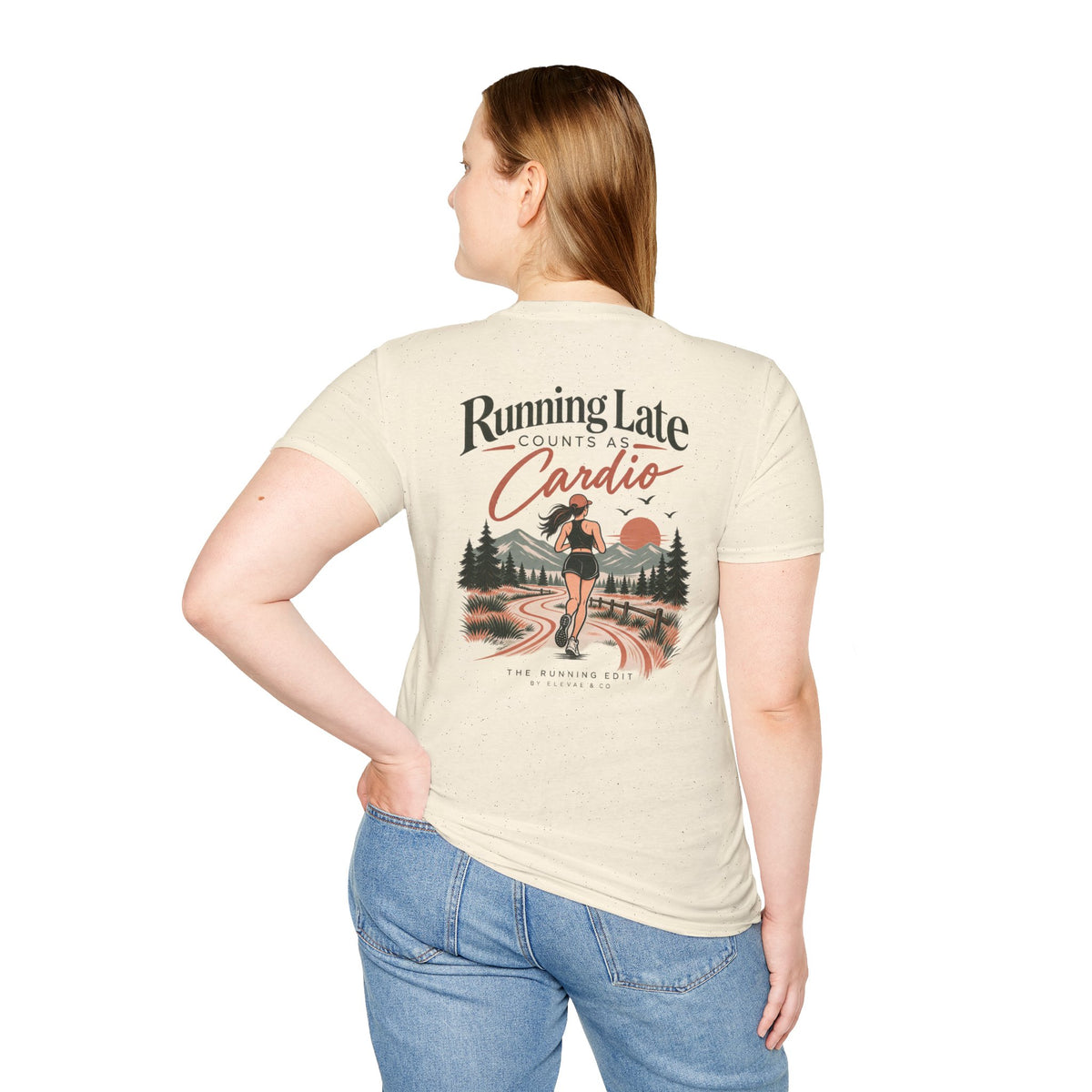 Running Late Counts as Cardio | Funny Running T-Shirt