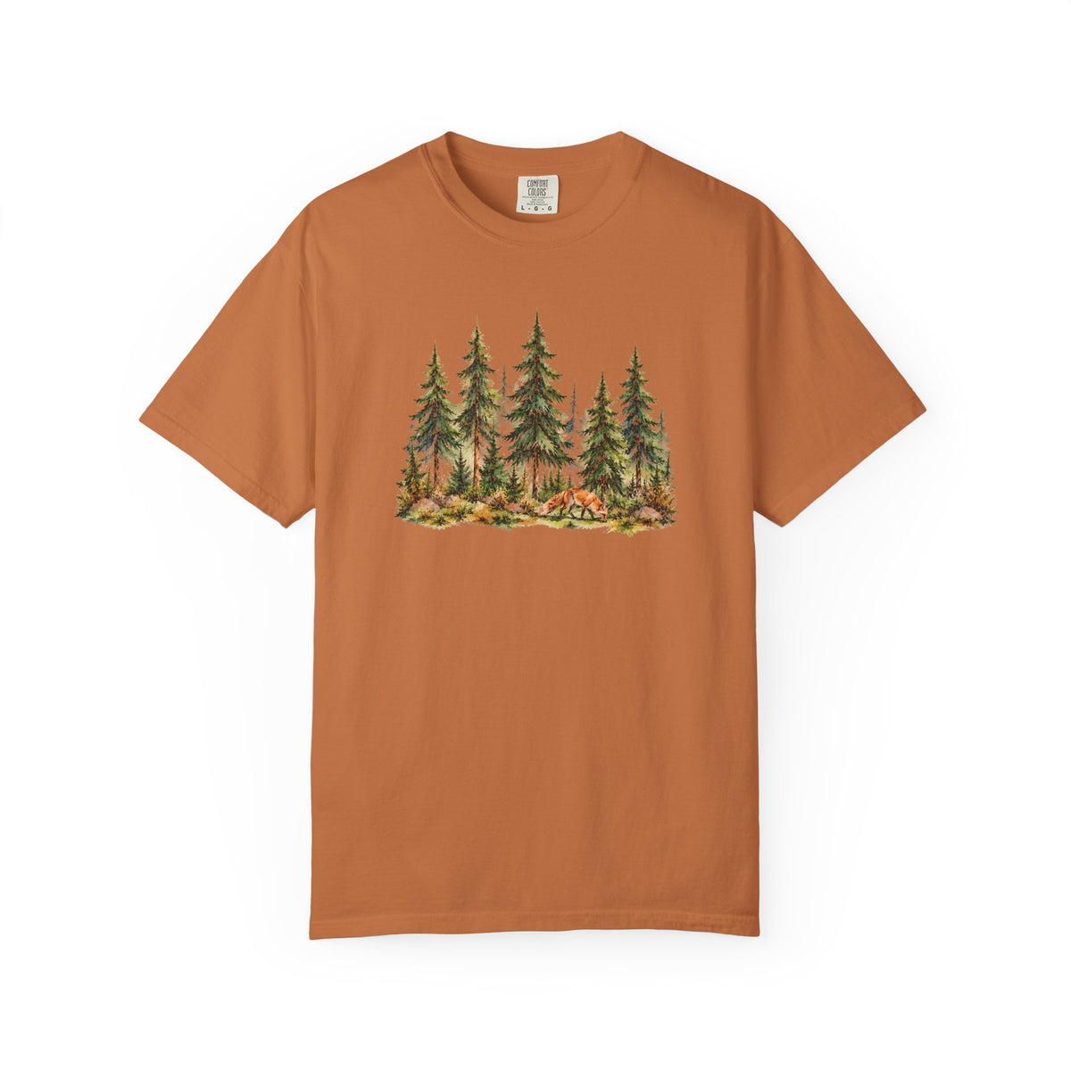 Forest Fox T-Shirt | Woodland Nature Graphic Tee | Comfort Colors 1717