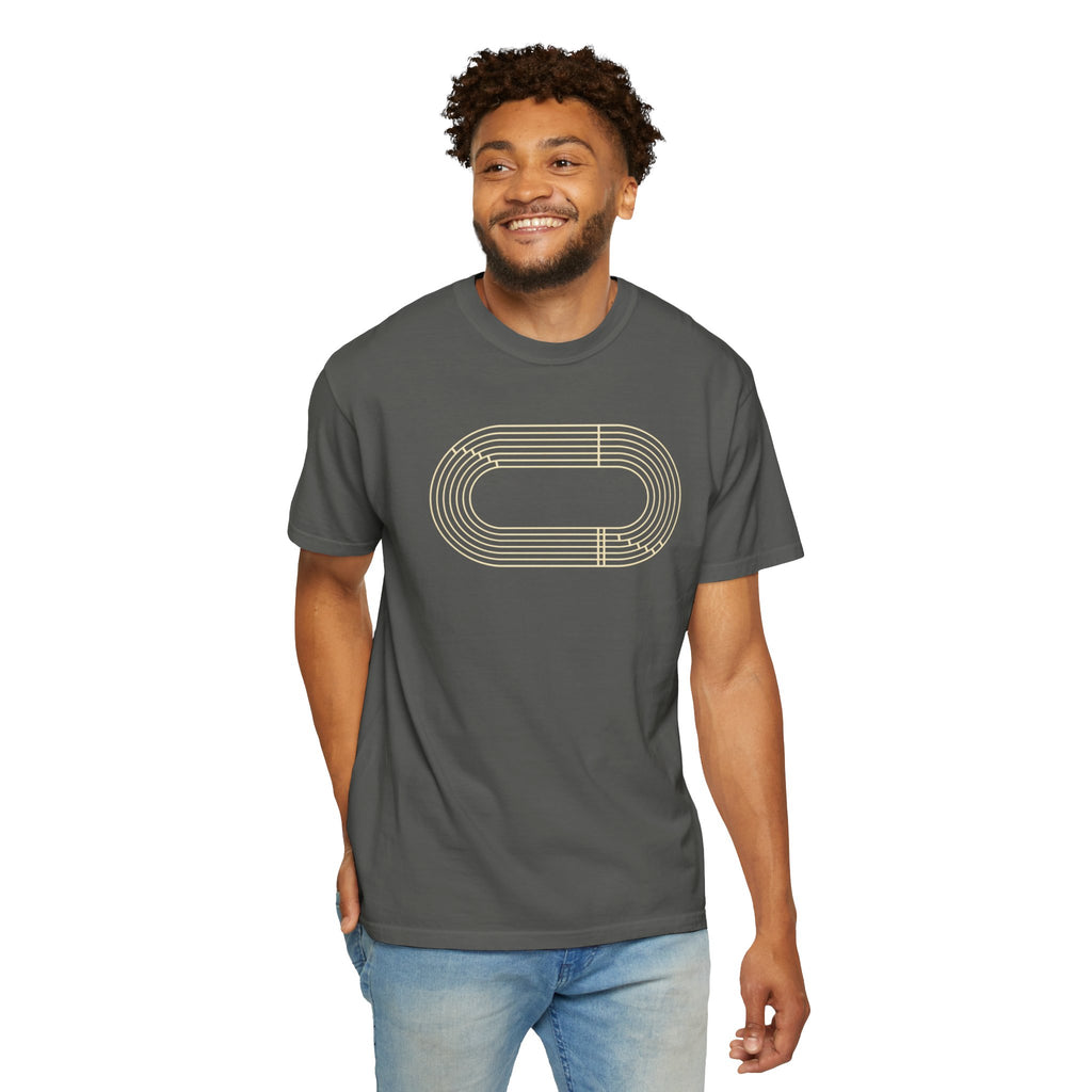 The Track Edit | Minimalist Running Track Graphic Tee