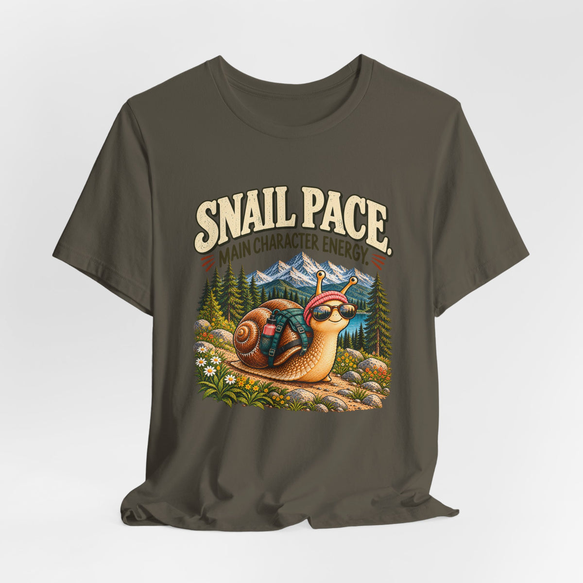 Snail Pace Main Character Energy T-Shirt