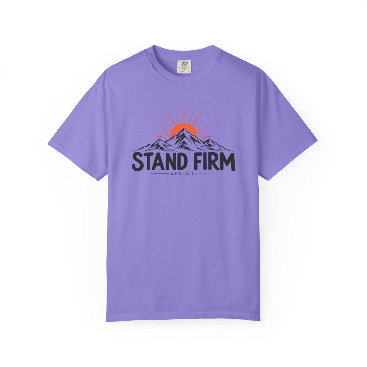 Stand Firm Ephesians 6:13 T-Shirt — Christian Mountain Graphic Tee