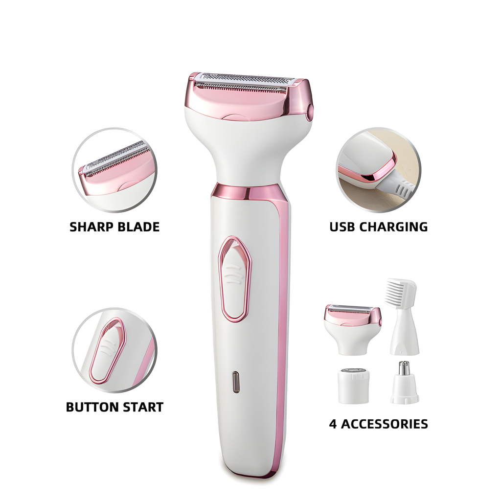 SilkTouch 4-in-1 Women's Grooming Set