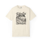 The Voices Said RUN – Funny Trail Running Graphic Tee | Comfort Colors 1717