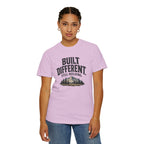 Built Different Still Building T-Shirt | Motivational Mountain Graphic Tee | Comfort Colors 1717