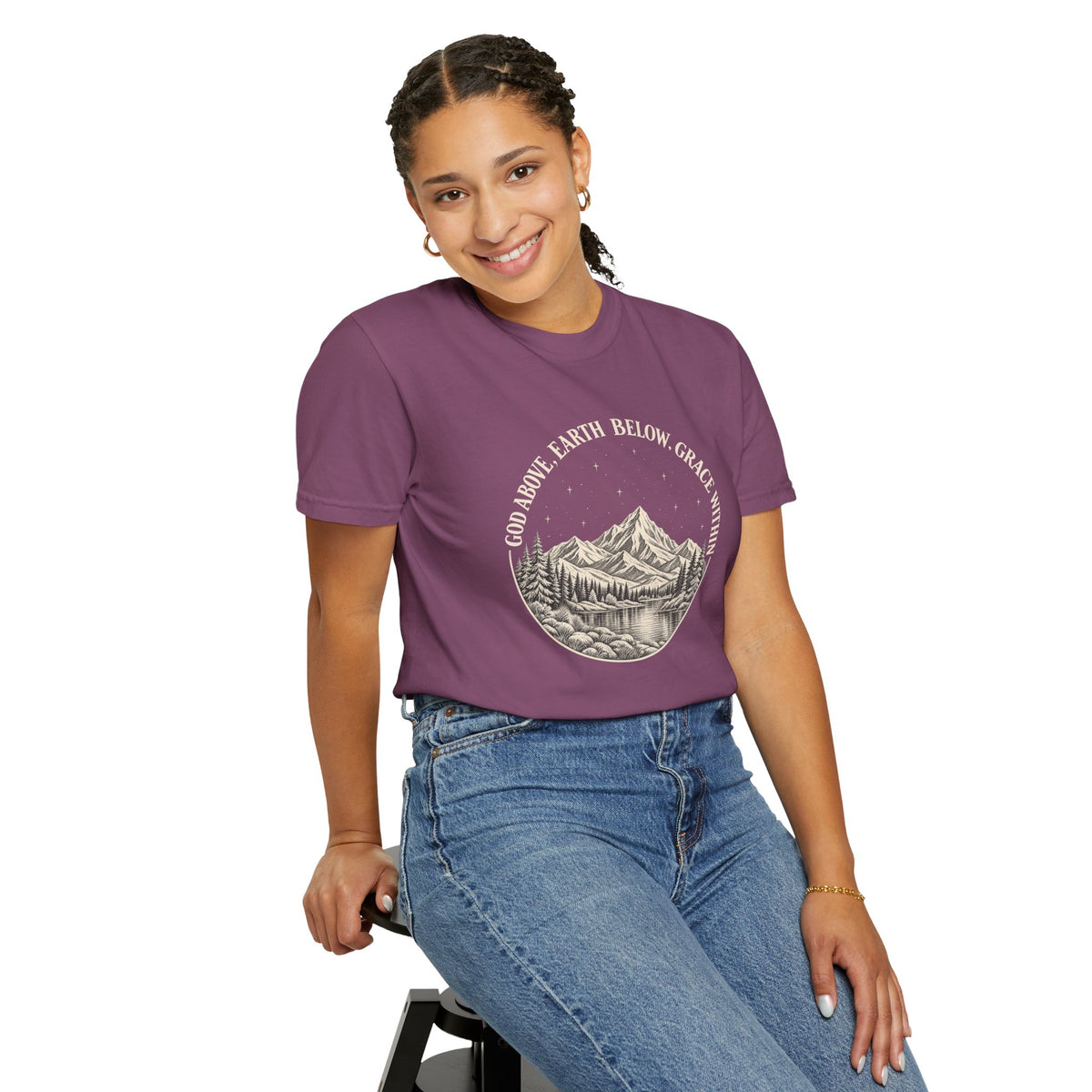 God Above, Earth Below, Grace Within Comfort Colors® T-Shirt
