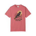 I Wish You Well From Afar T-Shirt | Vintage Raven Graphic Tee | Comfort Colors 1717