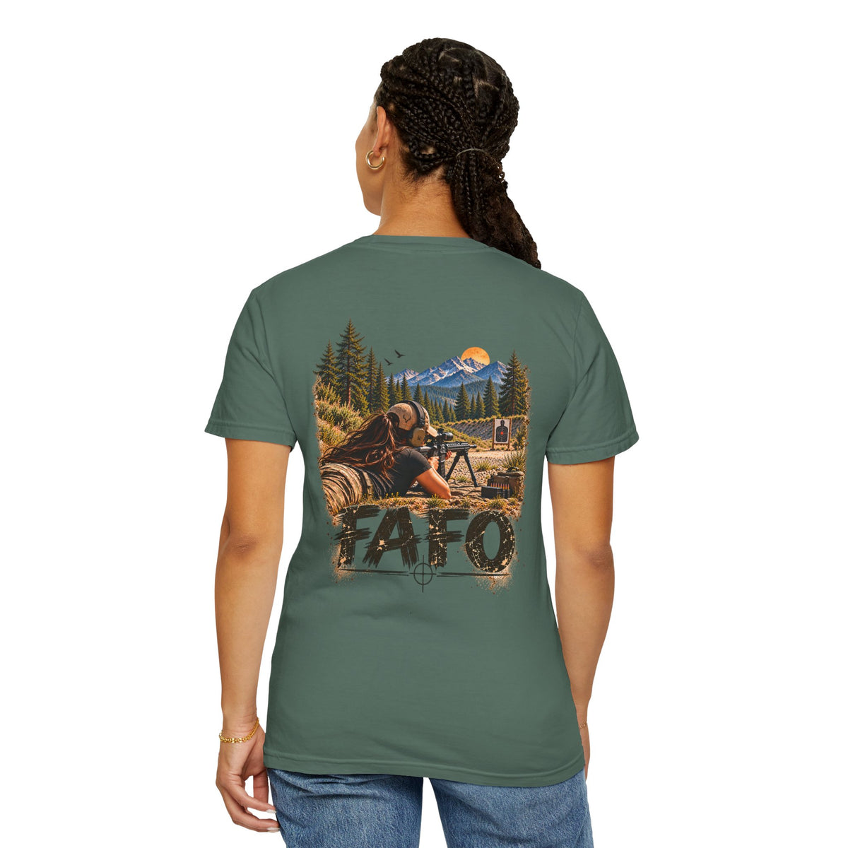 FAFO Women's Shooting Graphic T-Shirt | Open Range Collection