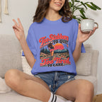 Too Stubborn to Quit T-Shirt | Funny Retro Running Graphic Tee