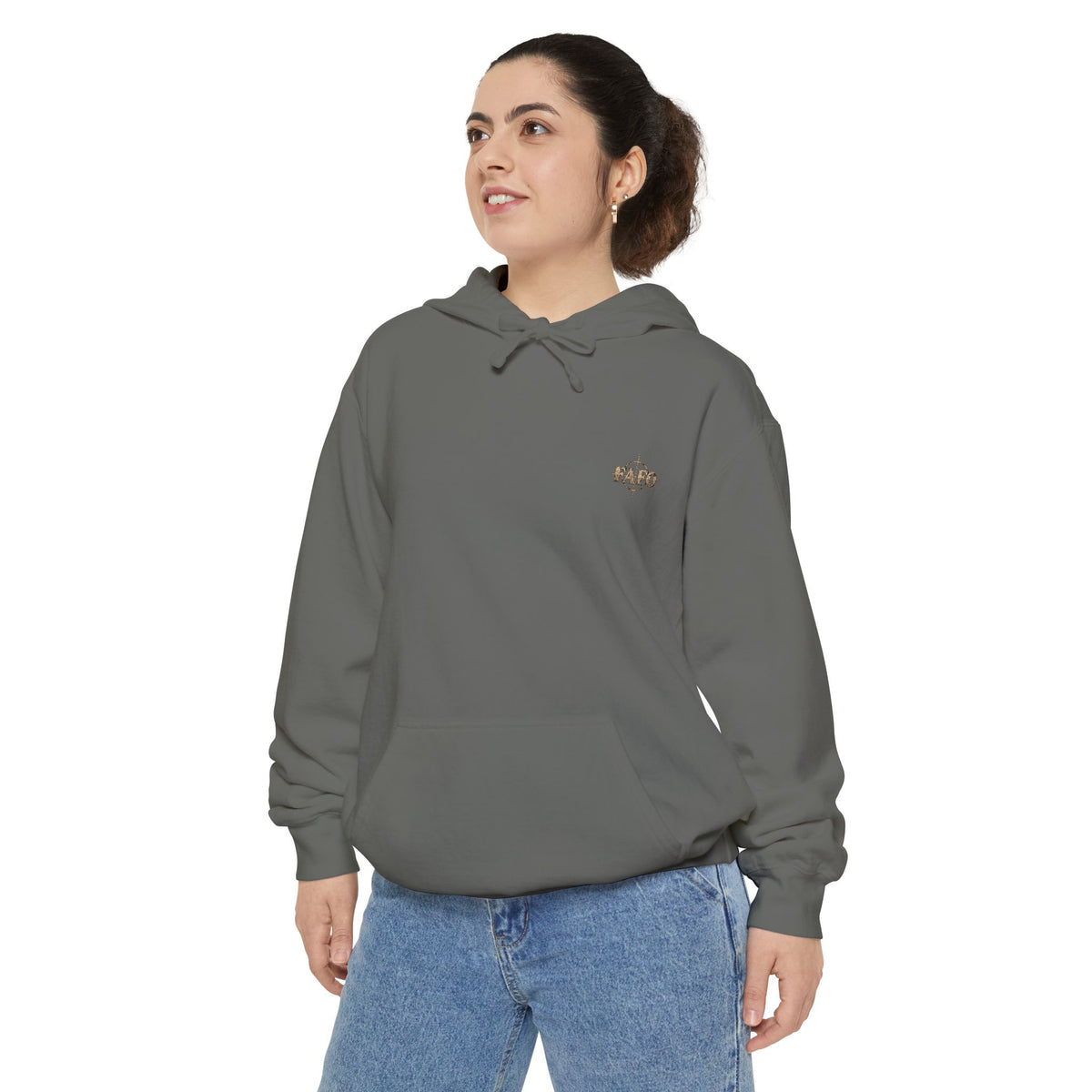 FAFO Women's Shooting Range Hoodie | Mountain Graphic Sweatshirt