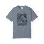 The Voices Said RUN – Funny Trail Running Graphic Tee | Comfort Colors 1717