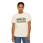 Personal Best & Public Meltdown | Funny Running T-Shirt | Comfort Colors