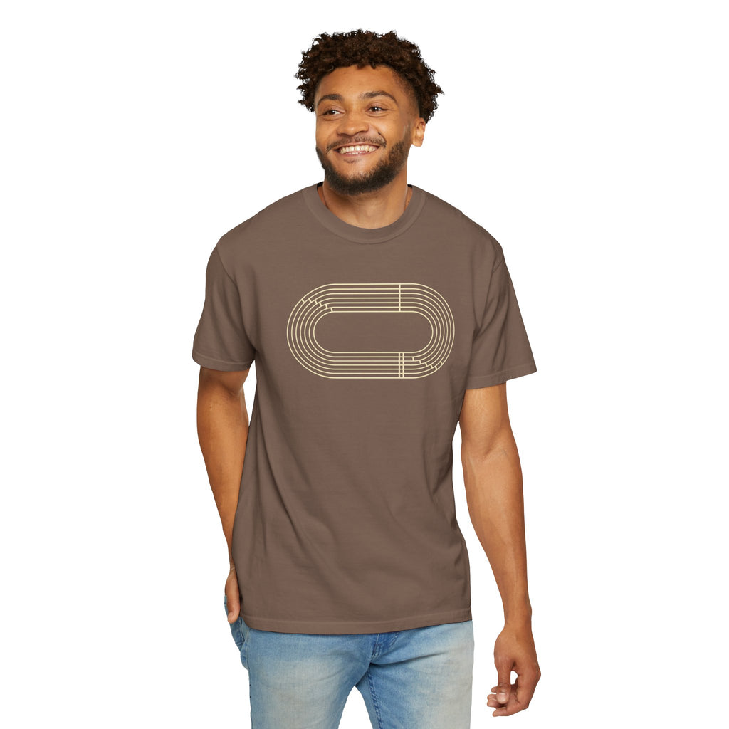 The Track Edit | Minimalist Running Track Graphic Tee