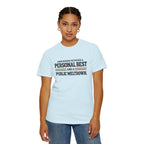 Personal Best & Public Meltdown | Funny Running T-Shirt | Comfort Colors