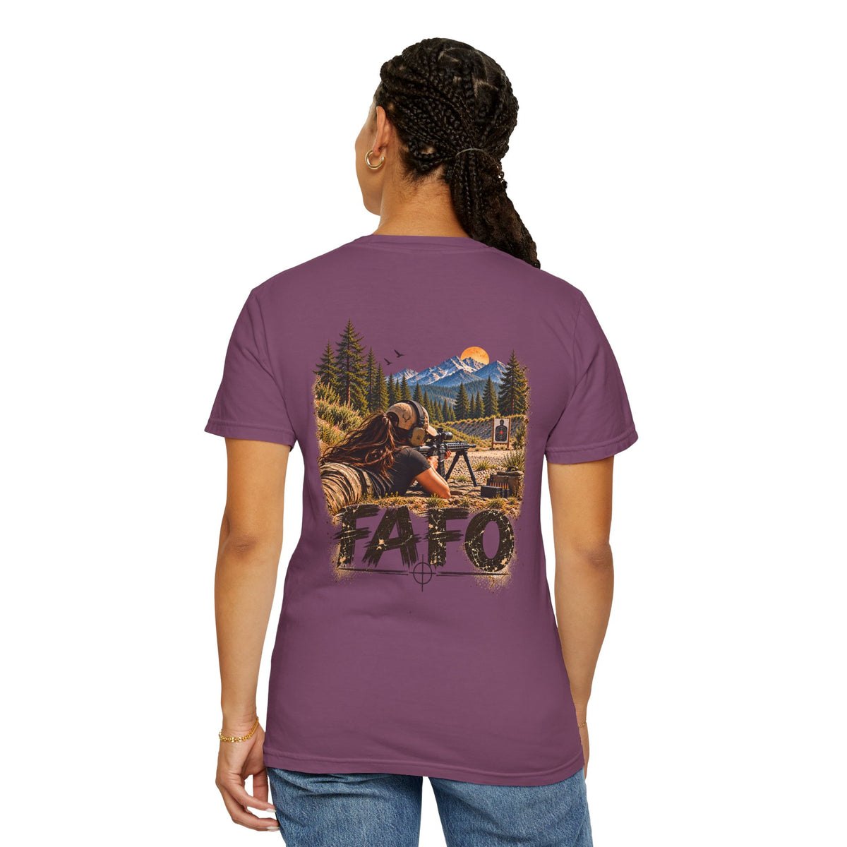 FAFO Women's Shooting Graphic T-Shirt | Open Range Collection