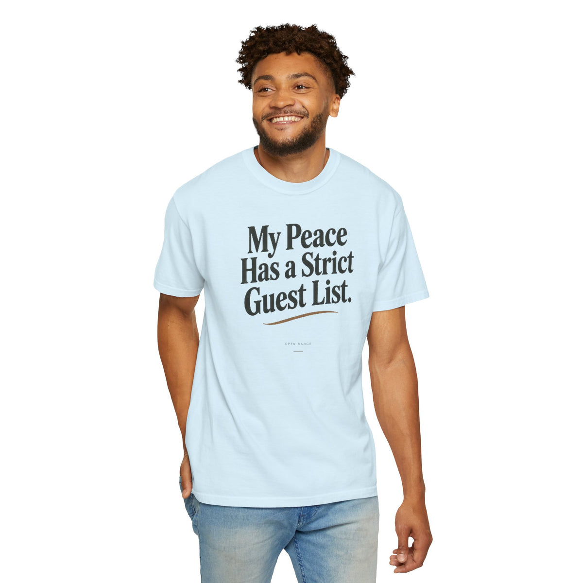My Peace Has a Strict Guest List | Comfort Colors Graphic Tee