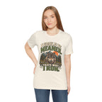 I Could Be Meaner That's Why I Run Wolf Running T-Shirt