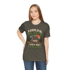 I Could Be Meaner That's Why I Run Wolf Running T-Shirt