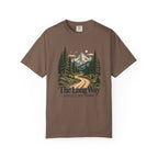 The Long Way Feels Like Home T-Shirt | Vintage Mountain Graphic Tee | Comfort Colors 1717