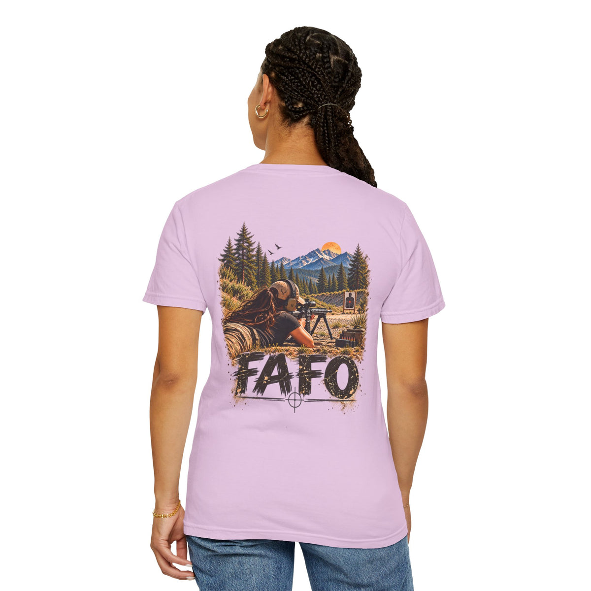 FAFO Women's Shooting Graphic T-Shirt | Open Range Collection