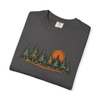 Vintage Forest Sunset T-Shirt | Nature Graphic Tee | Comfort Colors 1717
