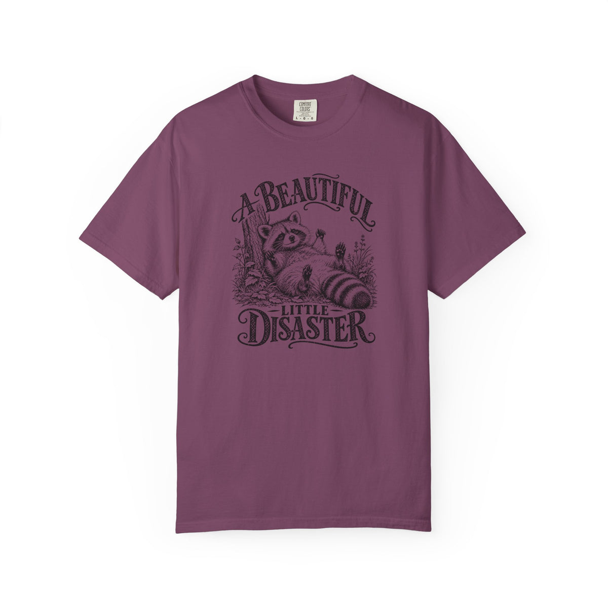 A Beautiful Little Disaster | Vintage Raccoon Graphic Tee