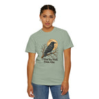 I Wish You Well From Afar T-Shirt | Vintage Raven Graphic Tee | Comfort Colors 1717