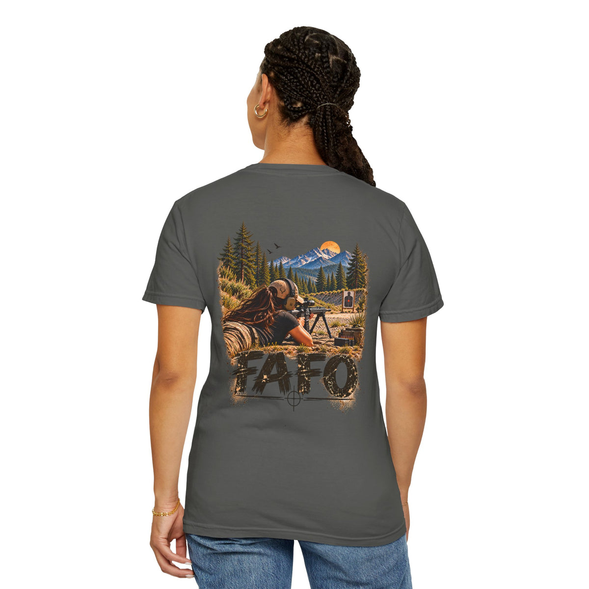 FAFO Women's Shooting Graphic T-Shirt | Open Range Collection