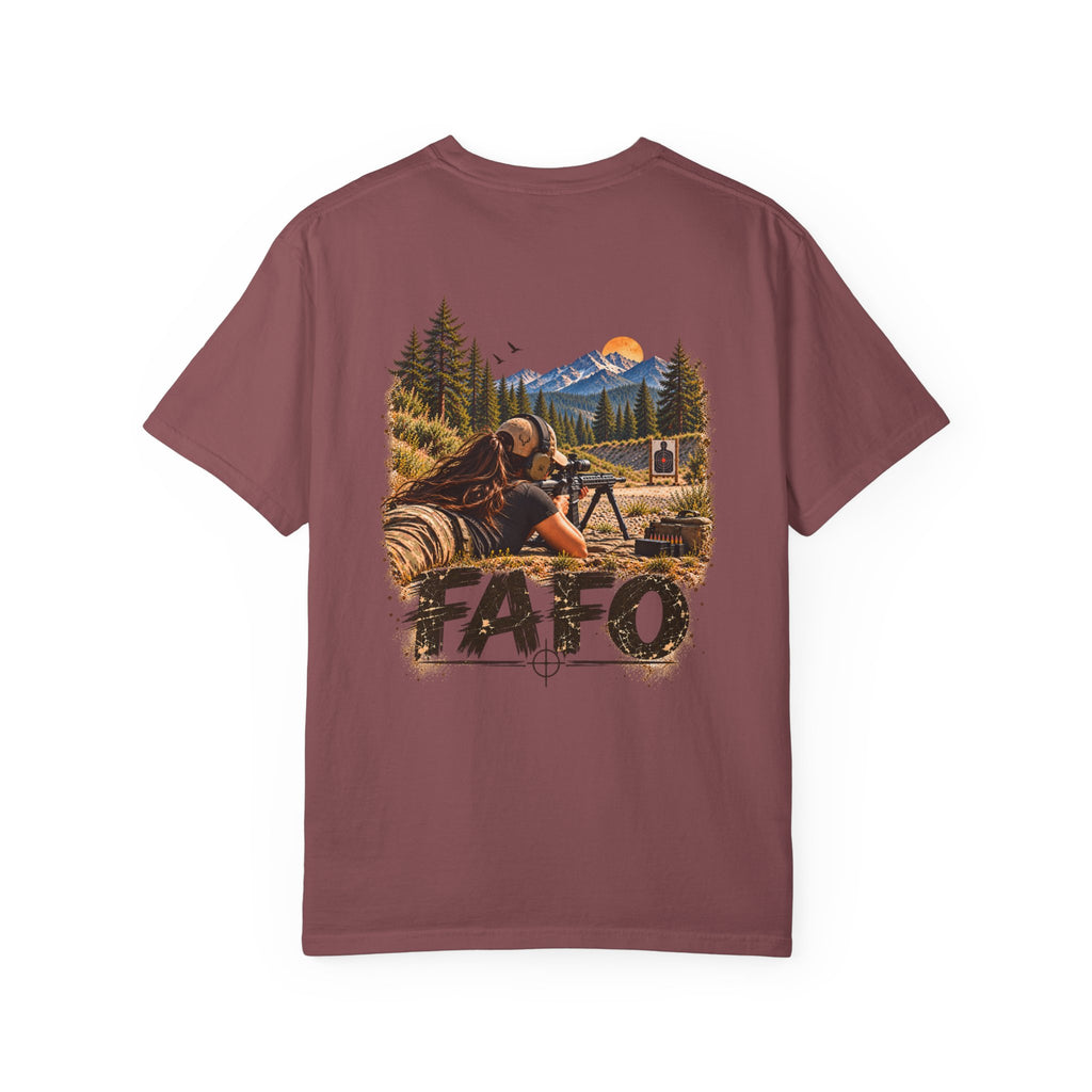 FAFO Women's Shooting Graphic T-Shirt | Open Range Collection