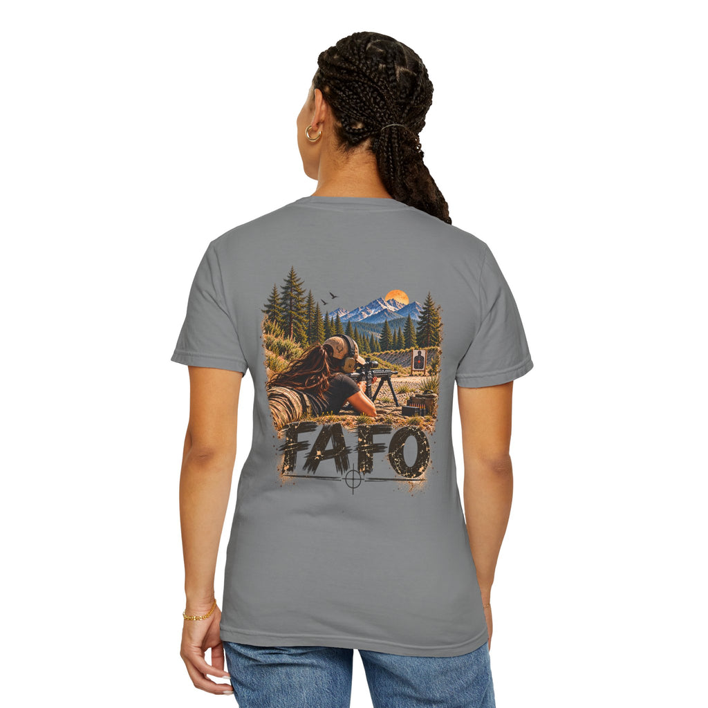 FAFO Women's Shooting Graphic T-Shirt | Open Range Collection