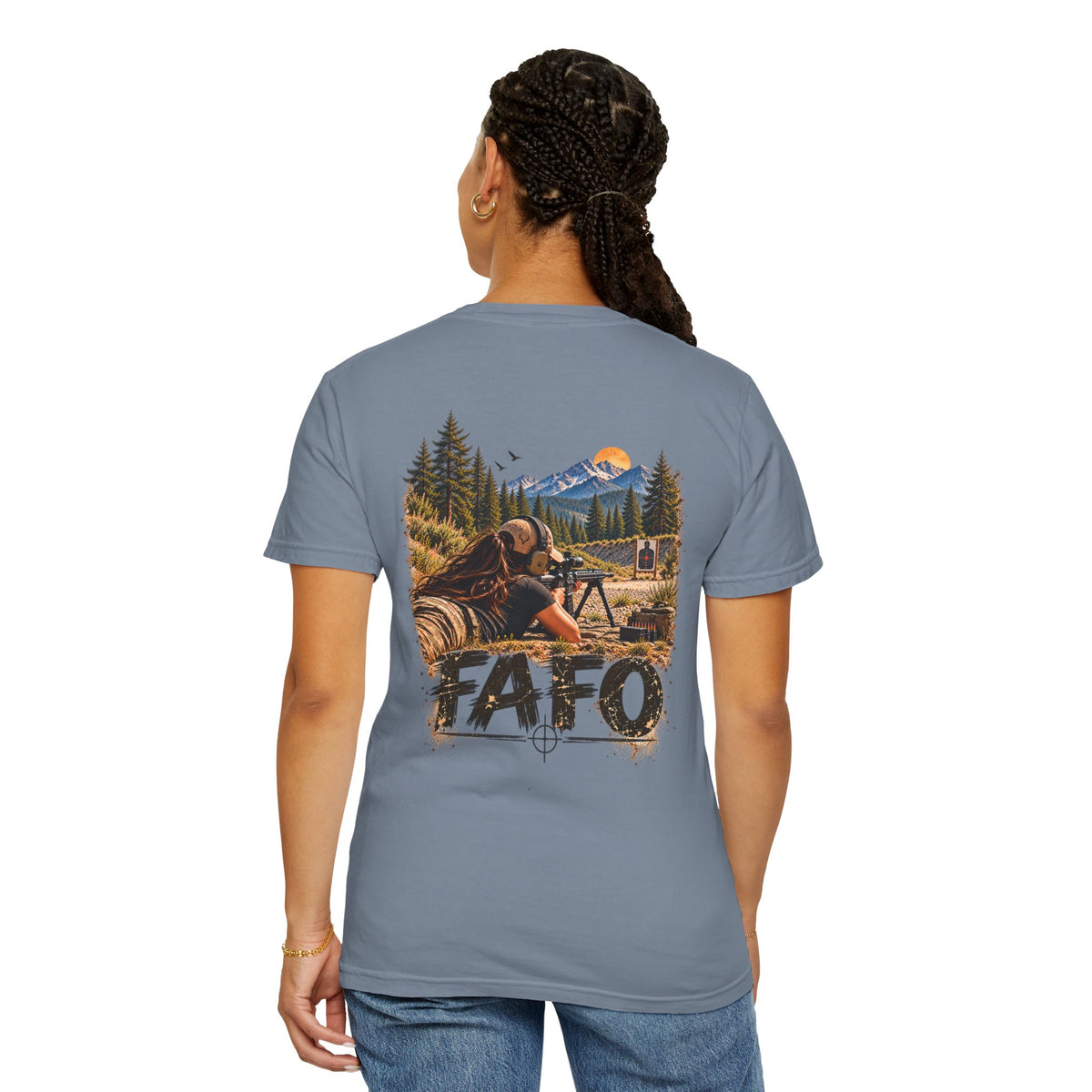 FAFO Women's Shooting Graphic T-Shirt | Open Range Collection