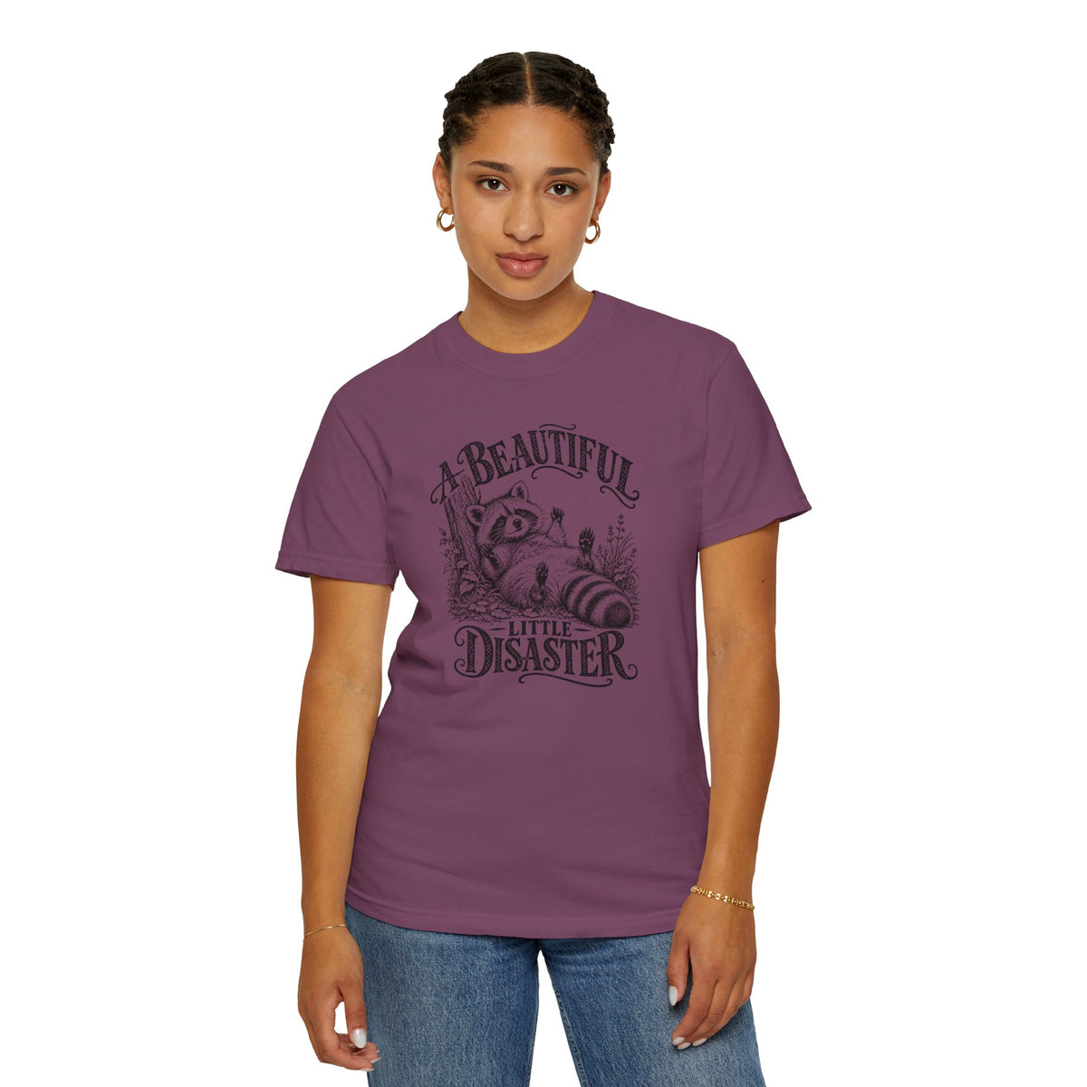 A Beautiful Little Disaster | Vintage Raccoon Graphic Tee