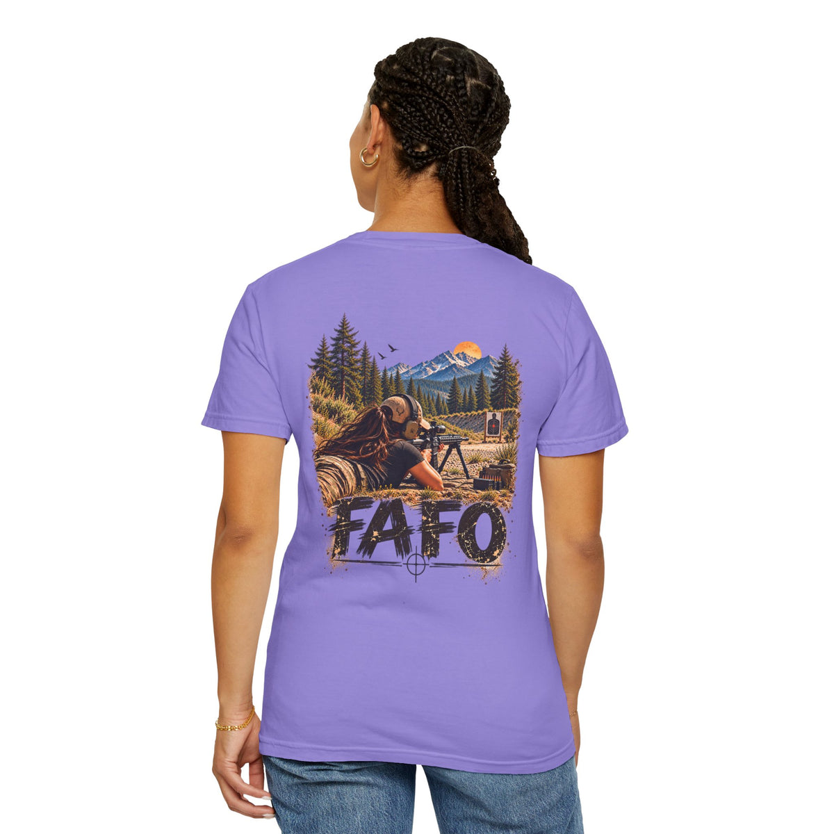 FAFO Women's Shooting Graphic T-Shirt | Open Range Collection