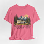 Emotionally Unavailable Geographically Flexible | Vintage Camping Tee
