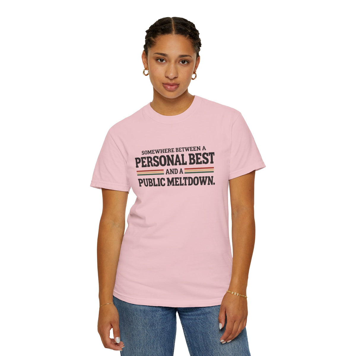 Personal Best & Public Meltdown | Funny Running T-Shirt | Comfort Colors