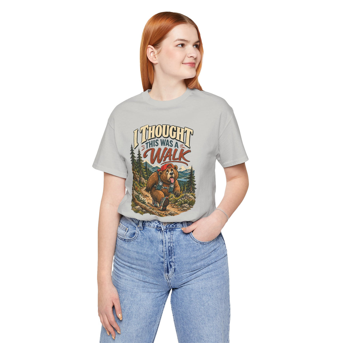 I Thought This Was a Walk Bear Hiking T-Shirt