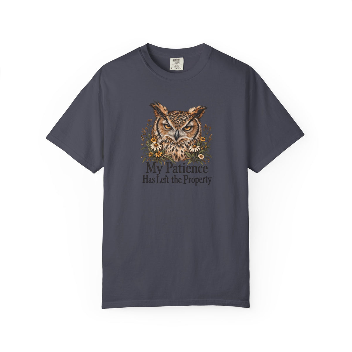 My Patience Has Left the Property | Vintage Owl Graphic Tee