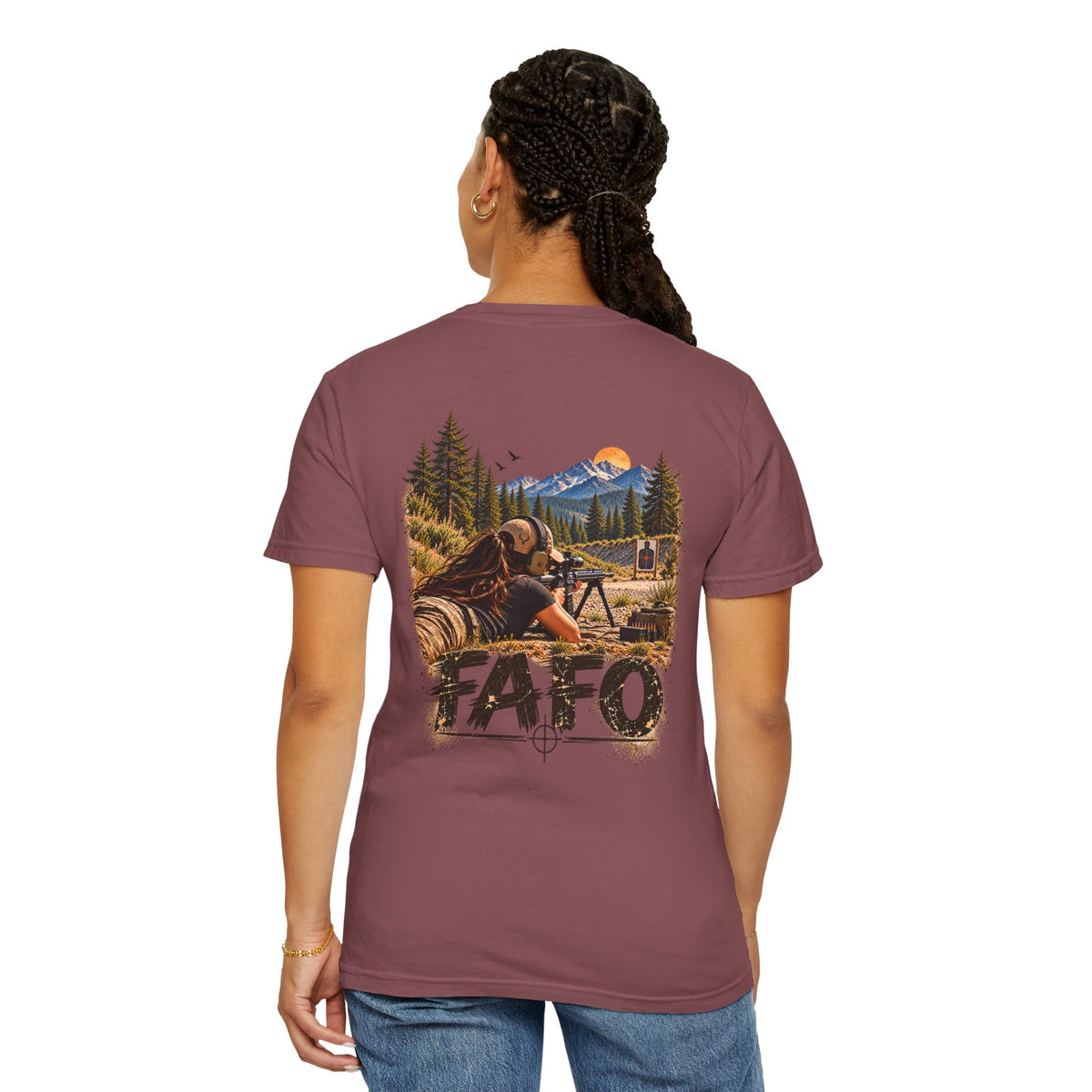 FAFO Women's Shooting Graphic T-Shirt | Open Range Collection