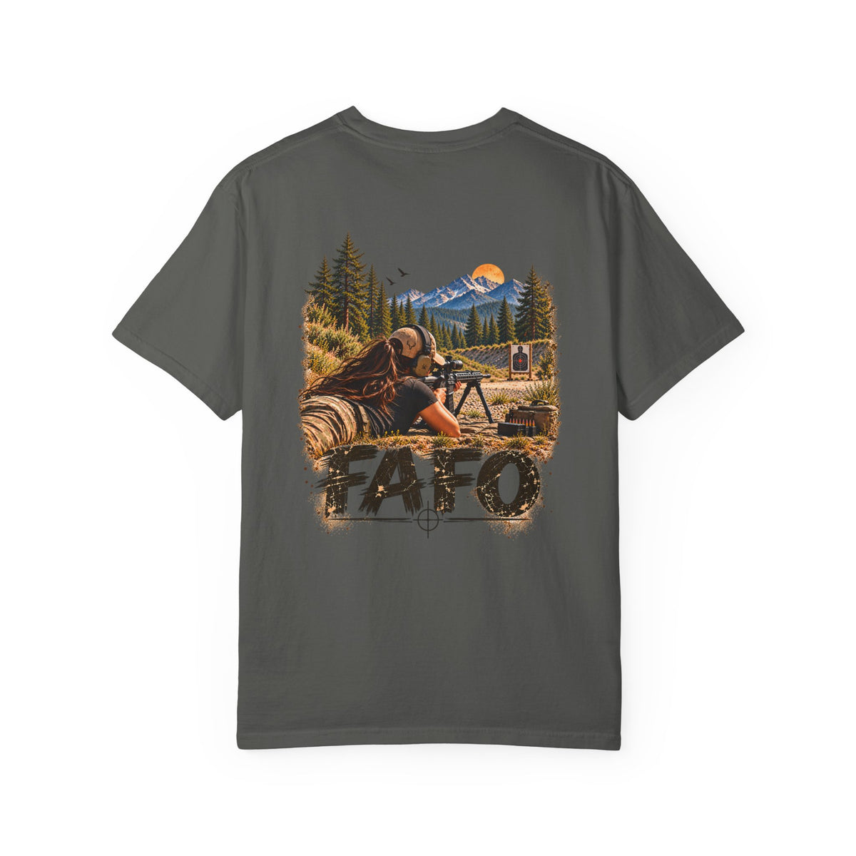 FAFO Women's Shooting Graphic T-Shirt | Open Range Collection