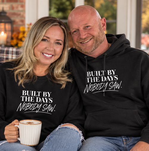 Built by the Days Nobody Saw Unisex Sweatshirt