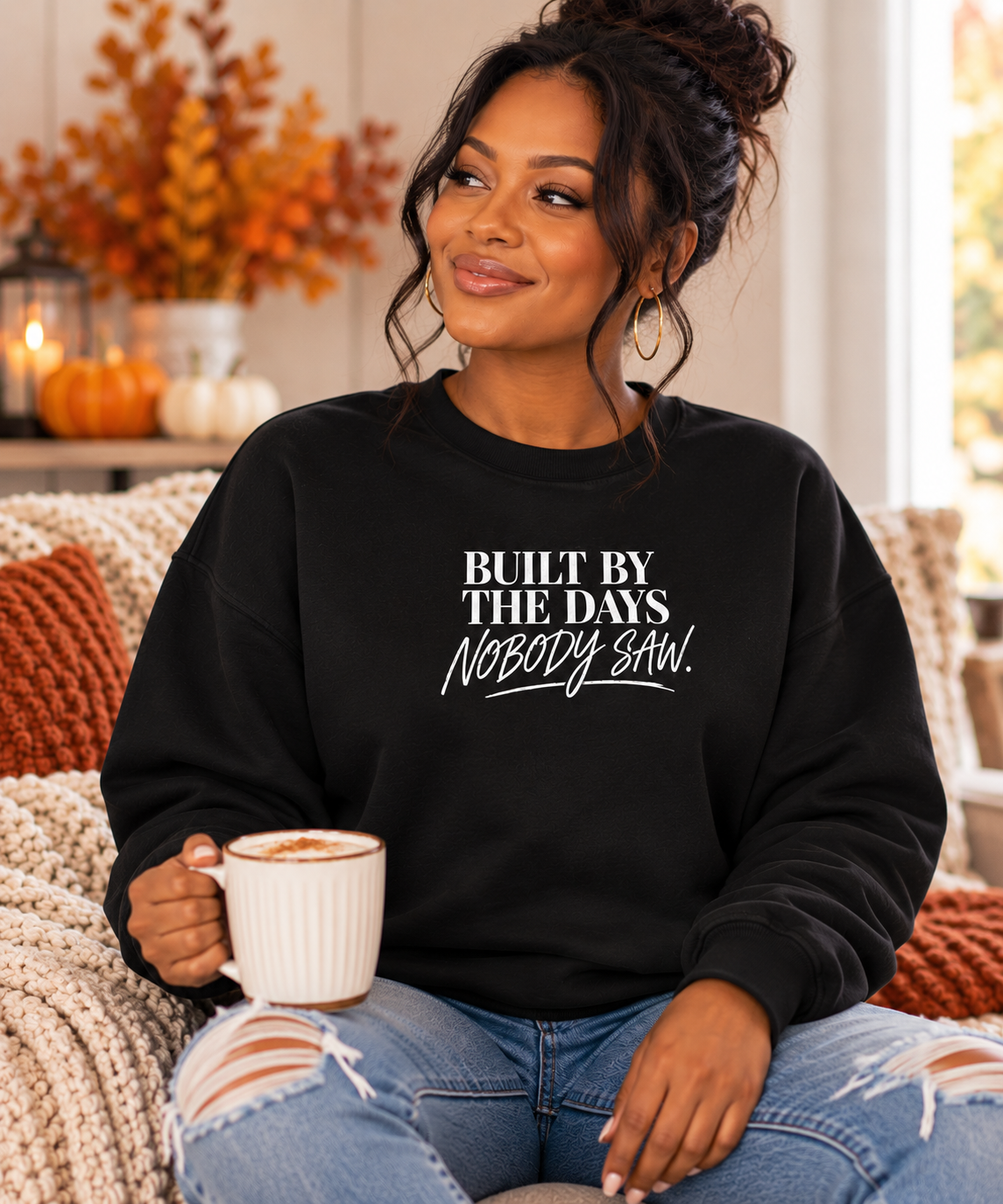 Built by the Days Nobody Saw Unisex Sweatshirt