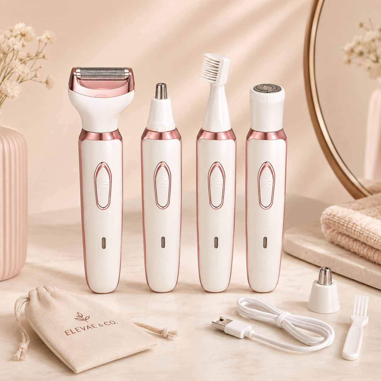 SilkTouch 4-in-1 Women's Grooming Set