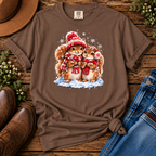 Winter Squirrels T-Shirt | Cute Woodland Graphic Tee | Comfort Colors 1717