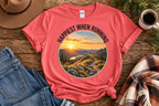 Happiest When Running – Scenic Trail Running T-Shirt