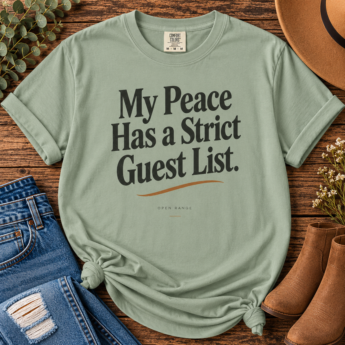 My Peace Has a Strict Guest List Tee | Elevae & Co
