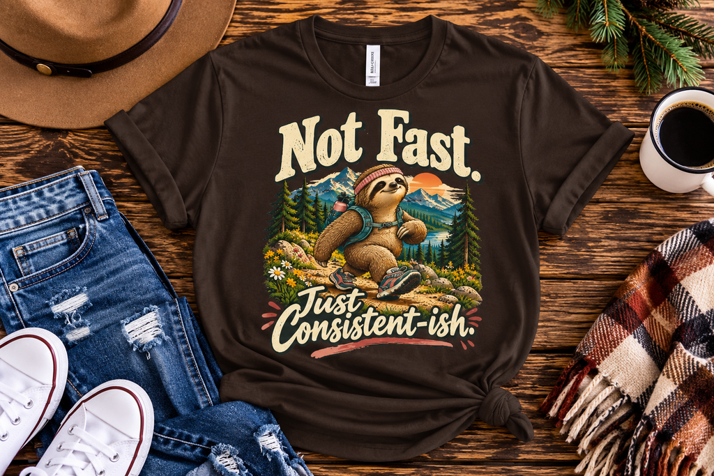 Not Fast Just Consistent-ish Sloth T-Shirt