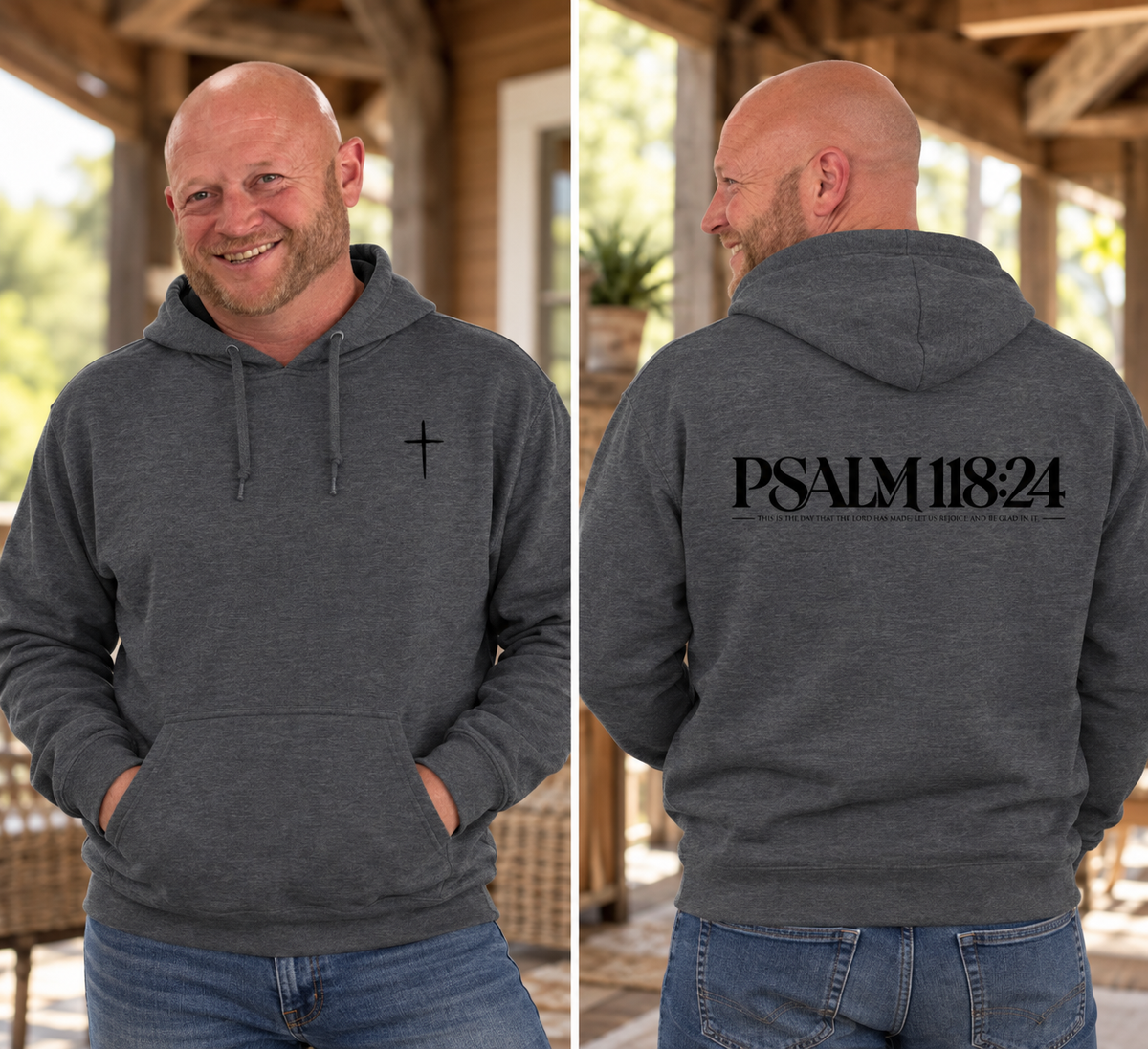 Psalm 118:24 Christian Hoodie – This Is the Day