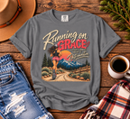 Running on Grace T-Shirt | Funny Faith & Running Graphic Tee