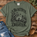 A Beautiful Little Disaster | Vintage Raccoon Graphic Tee