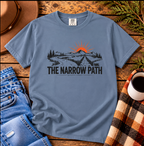 The Narrow Path Comfort Colors® T-Shirt | Faith & Outdoor Graphic Tee